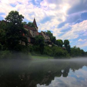 Brume sur la Dordogne