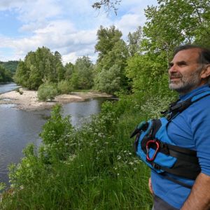 Pause sur la rivière