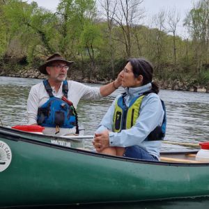 Canoë biplace