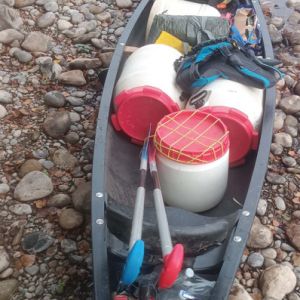 Canoë canadien prêt